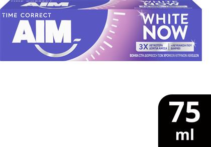 ΟΔΟΝΤΟΚΡΕΜΑ WHITE NOW TIME CORRECT (75 ML) AIM