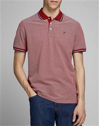 JPRBLUWIN POLO SS STS 12169064-RED DAHLIA RED JACK & JONES