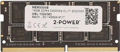 ΜΝΗΜΗ RAM ΦΟΡΗΤΟΥ 16 GB DDR4 2400MHZ SO-DIMM 2 POWER