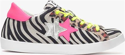ΓΥΝΑΙΚΕΙΑ SNEAKERS ΜΕ ZEBRA ΛΕΠΤΟΜΕΡΕΙΕΣ ''PRIME STAR'' - 2S4608-410 ΠΟΛΥΧΡΩΜΟ 2 STAR