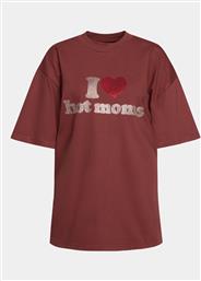 T-SHIRT UNISEX HOT MOMS TEE ΚΑΦΕ RELAXED FIT 2005