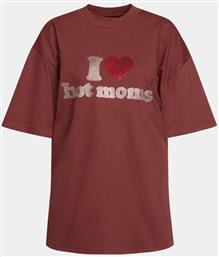 T-SHIRT UNISEX HOT MOMS TEE ΚΑΦΕ RELAXED FIT 2005 από το MODIVO