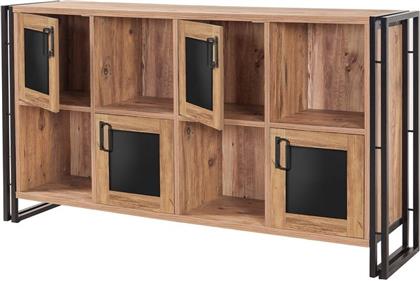 ΜΠΟΥΦΕΣ SINISTRA ATLANTIC PINE ΑΠΟ ΜΟΡΙΟΣΑΝΙΔΑ 164X45X89 CM - ΚΑΦΕ/ΜΑΥΡΟΣ 24MALL