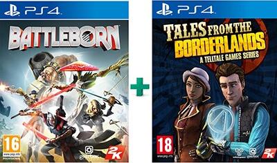 PS4 GAME - BATTLEBORN & TALES FROM THE BORDERLANDS 2K GAMES