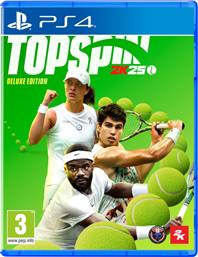TOPSPIN 2K25 DELUXE EDITION - PS4 2K GAMES από το PUBLIC
