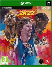 XBOX SERIES X GAME - NBA 2K22 75TH ANNIVERSARY EDITION 2K GAMES