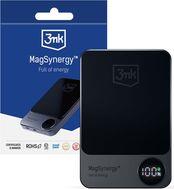 POWERBANK MAGSYNERGY 10000MAH 18W PD + FQI WIRELESS CHARGING BLACK 3MK