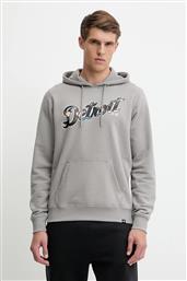 ΜΠΛΟΥΖΑ MLB DETROIT TIGERS ΧΡΩΜΑ: ΓΚΡΙ, ΜΕ ΚΟΥΚΟΥΛΑ, BB009PMLKYH646046WY 47 BRAND