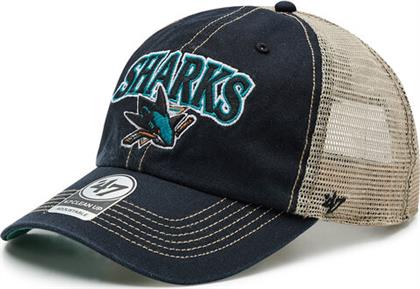 ΚΑΠΕΛΟ JOCKEY NHL SAN JOSE SHARKS TRUCKER H-TSCLA22LAP-VB ΜΑΥΡΟ 47 BRAND