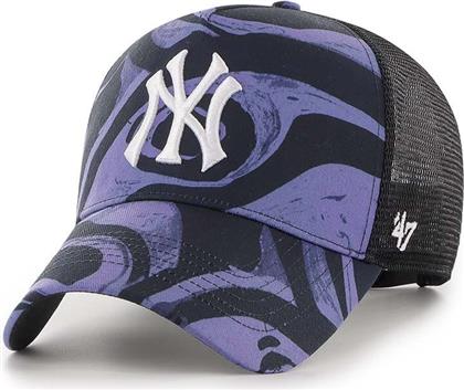 ΚΑΠΕΛΟ MLB NEW YORK YANKEES ΧΡΩΜΑ: ΜΟΒ, B-ENLDT17PTP-PP 47 BRAND