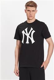 T-SHIRT MLB NEW YORK YANKEES IMPRINT 47 ECHO TEE BB017TEMIME544088JK ΜΑΥΡΟ REGULAR FIT 47 BRAND