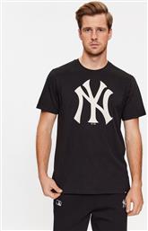 T-SHIRT NEW YORK YANKEES BB017TEMIME568336JK ΜΑΥΡΟ REGULAR FIT 47 BRAND