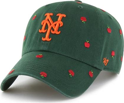ΒΑΜΒΑΚΕΡΟ ΚΑΠΕΛΟ ΤΟΥ ΜΠΕΙΖΜΠΟΛ MLB NEW YORK METS ΧΡΩΜΑ: ΠΡΑΣΙΝΟ, B-CNFTI16GWS-DG 47 BRAND