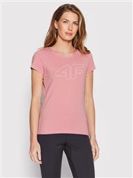 T-SHIRT H4L22-TSD353 ΡΟΖ REGULAR FIT 4F