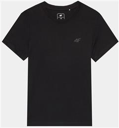 T-SHIRT JAW23TTSHM0795 ΜΑΥΡΟ REGULAR FIT 4F