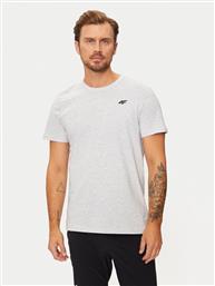 T-SHIRT WMM00TTSHM1843 ΓΚΡΙ REGULAR FIT 4F