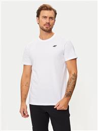 T-SHIRT WMM00TTSHM1843 ΛΕΥΚΟ REGULAR FIT 4F