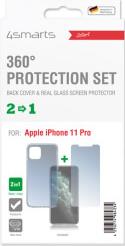 360° PROTECTION SET FOR APPLE IPHONE 11 PRO CLEAR 4SMARTS από το e-SHOP