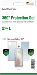 360° PROTECTION SET FOR SAMSUNG GALAXY A12 CLEAR 4SMARTS από το e-SHOP