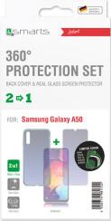 360° PROTECTION SET LIMITED COVER FOR SAMSUNG GALAXY A50 CLEAR 4SMARTS από το e-SHOP