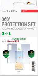 360° PROTECTION SET PREMIUM FOR HUAWEI P40 BLACK 4SMARTS από το e-SHOP