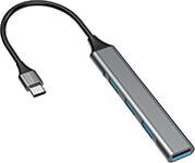4IN1 HUB USB-C TO 3X USB-A 2.0 AND 1X USB-A 3.0 SPACE GREY 4SMARTS