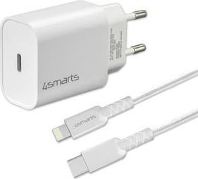 FAST CHARGING SET 20W WITH 1.5M LIGHTNING CABLE MADE FOR IPHONE AND IPAD 4SMARTS από το PLUS4U