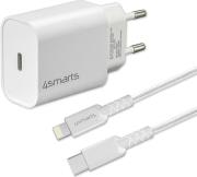 FAST CHARGING SET 20W WITH 1.5M LIGHTNING CABLE MFI MADE FOR IPHONE AND IPAD 4SMARTS από το e-SHOP