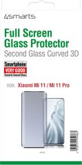 SECOND GLASS CURVED 3D FOR XIAOMI MI 11 / MI 11 PRO BLACK 4SMARTS