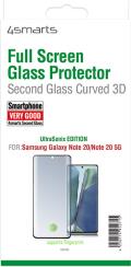 SECOND GLASS CURVED 3D ULTRASONIX FOR SAMSUNG GALAXY NOTE 20 / NOTE 20 5G BLACK 4SMARTS από το e-SHOP