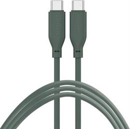 USB TYPE-C TO USB TYPE-C SILICONE CABLE HIGH FLEX 60W 1.5M GREY 4SMARTS από το PLUS4U