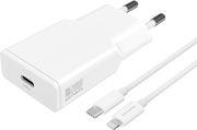 WALL CHARGER PD PLUG SLIM 20W GAN TYPE-C + LIGHTNING CABLE 1.5M WHITE 4SMARTS