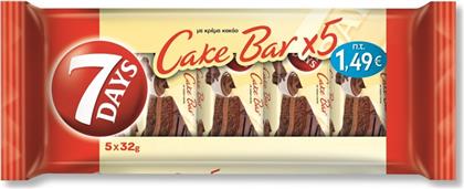 CAKE BAR ΚΑΚΑΟ 5X32G 7 DAYS