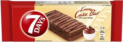 CAKE BAR ΚΑΚΑΟ ΜΕ ΓΕΜΙΣΗ ΚΑΚΑΟ 30G 7 DAYS