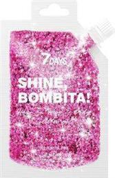 SHINE BOMBITA! GEL-GLITTER FOR FACE, HAIR AND BODY PLAYFUL PINK 90ML 7 DAYS