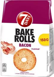 ΣΝΑΚ BAKE ROLLS BACON 150G 7 DAYS