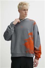 ΒΑΜΒΑΚΕΡΗ ΜΠΛΟΥΖΑ BRUSHSTROKE CREWNECK ΧΡΩΜΑ: ΓΚΡΙ, ACWMW184 A COLD WALL