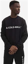 ΒΑΜΒΑΚΕΡΗ ΜΠΛΟΥΖΑ ESSENTIAL LOGO CREWNECK ΧΡΩΜΑ: ΜΑΥΡΟ A COLD WALL