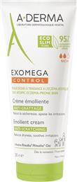 EXOMEGA CONTROL EMOLLIENT CREAM ΜΑΛΑΚΤΙΚΗ, ΚΑΤΑΠΡΑΥΝΤΙΚΗ ΚΡΕΜΑ ΠΡΟΣΩΠΟΥ - ΣΩΜΑΤΟΣ ΚΑΤΑΛΛΗΛΗ ΓΙΑ ΑΤΟΠΙΚΟ Η ΠΟΛΥ ΞΗΡΟ ΔΕΡΜΑ 200ML A DERMA