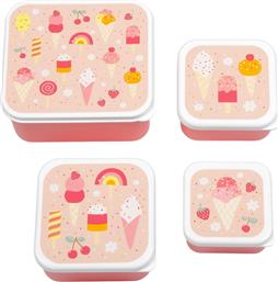 ΦΑΓΗΤΟΔΟΧΕΙΑ (ΣΕΤ 4ΤΜΧ) Α LITTLE ICE-CREAM SBSEIC61 A LITTLE LOVELY COMPANY