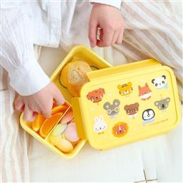 ΦΑΓΗΤΟΔΟΧΕΙΟ ΜΕ ΧΩΡΙΣΜΑΤΑ 1.2LT (22X14.5X7) Α LITTLE ANIMAL FRIENDS BBAFYE77 A LITTLE LOVELY COMPANY