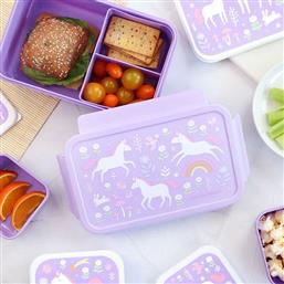 ΦΑΓΗΤΟΔΟΧΕΙΟ ΜΕ ΧΩΡΙΣΜΑΤΑ 1.2LT (22X14.5X7) Α LITTLE UNICORN DREAMS BBUDPU70 A LITTLE LOVELY COMPANY