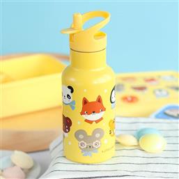 ΠΑΓΟΥΡΙ - ΘΕΡΜΟΣ 350ML ΜΕ ΚΑΛΑΜΑΚΙ Α LITTLE ANIMAL FRIENDS DBSSAF87 A LITTLE LOVELY COMPANY