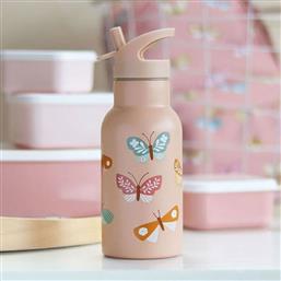 ΠΑΓΟΥΡΙ - ΘΕΡΜΟΣ 350ML ΜΕ ΚΑΛΑΜΑΚΙ Α LITTLE BUTTERFLIES DBSSBU57 A LITTLE LOVELY COMPANY