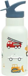 ΠΑΓΟΥΡΙ - ΘΕΡΜΟΣ 350ML ΜΕ ΚΑΛΑΜΑΚΙ Α LITTLE VEHICLES DBSSVE67 A LITTLE LOVELY COMPANY