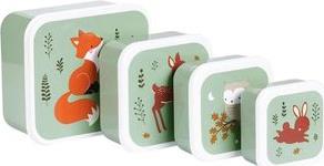 ΣΕΤ ΔΟΧΕΙΑ ΦΑΓΗΤΟΥ LUNCH BOX FOREST FRIENDS A LITTLE LOVELY COMPANY από το PLUS4U