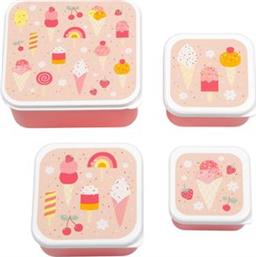 ΣΕΤ ΔΟΧΕΙΑ ΦΑΓΗΤΟΥ LUNCH BOX SET ICE-CREAM A LITTLE LOVELY COMPANY