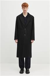 ΜΑΛΛΙΝΟ ΠΑΛΤΟ MANTEAU CHARLES ΑΝΔΡΙΚΑ, ΧΡΩΜΑ: ΜΑΥΡΟ, WOAJS.H01543 APC