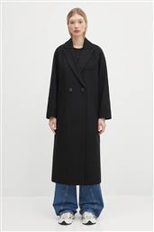 ΜΑΛΛΙΝΟ ΠΑΛΤΟ MANTEAU FLORA ΧΡΩΜΑ: ΜΑΥΡΟ, WOAJS.F01541 APC