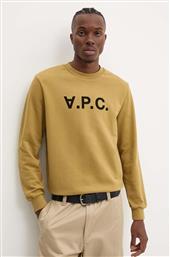 ΒΑΜΒΑΚΕΡΗ ΜΠΛΟΥΖΑ SWEAT STANDARD GRAND VPC GOTS ΧΡΩΜΑ: ΠΡΑΣΙΝΟ, COHBN.M27907 APC